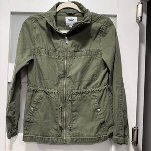 Old Navy Olive Hooded Jacket